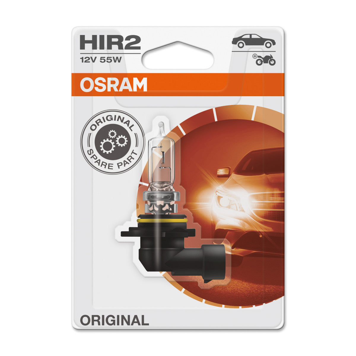 OSRAM ORIGINAL LINE - HB4A - 12 V - 51 W - Reflektor halogenowy - HIR2