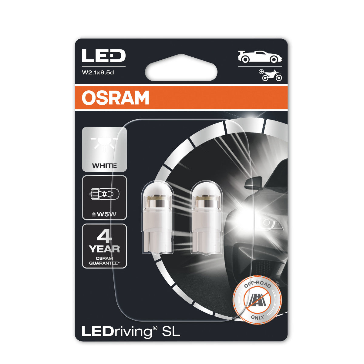 OSRAM LEDriving SL - Off-road W5W - biały