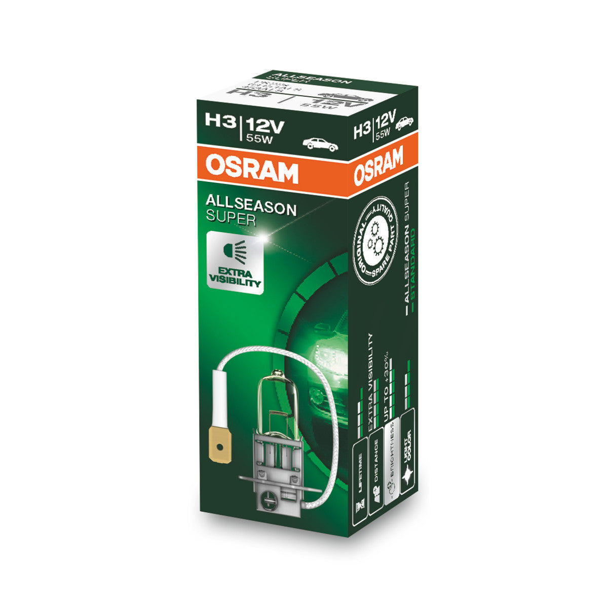 OSRAM ALLSEASON SUPER - ALLSEASON - H3 Reflektor halogenowy