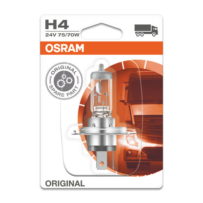 OSRAM ORIGINAL LINE - H4 - 24 V - 7570 W - Naświetlacz halogenowy