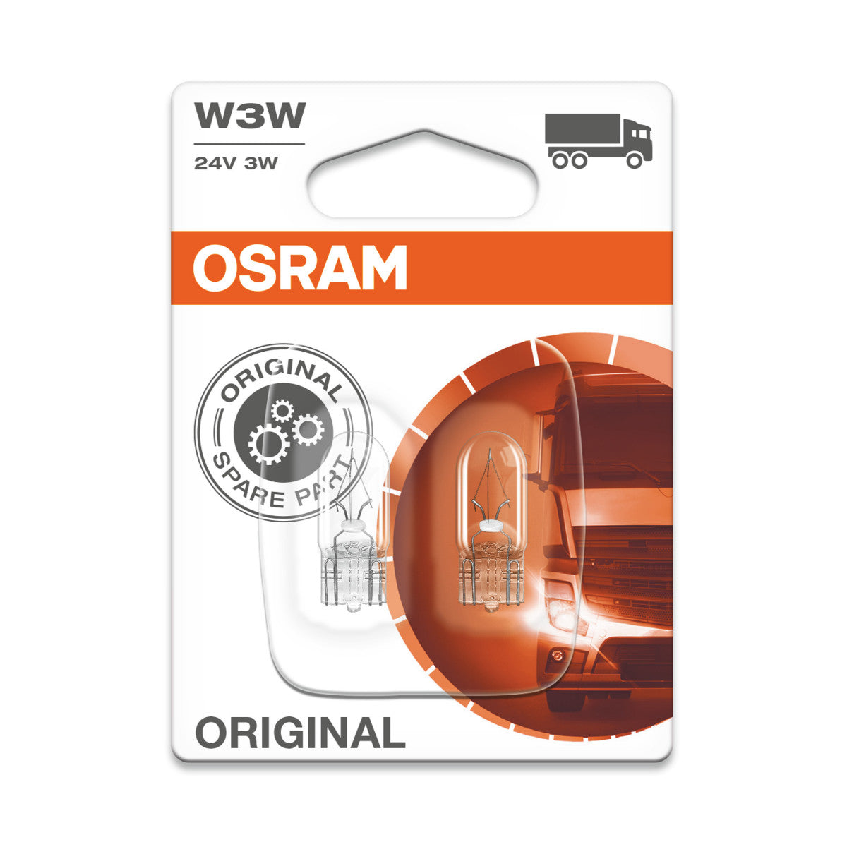 OSRAM ORIGINAL - WEDGE BASE - W3W - 24V Dodatkowa lampa oświetleniowa