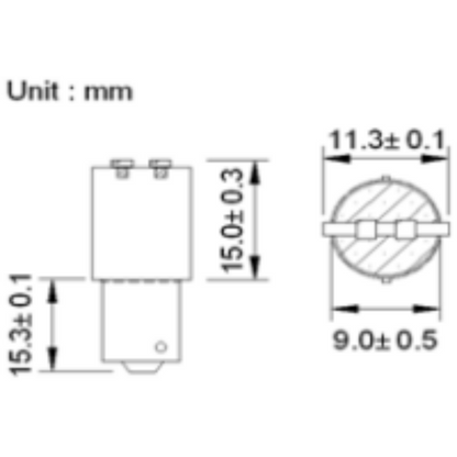 BA9s 12V/24V 0.4W