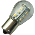 BA15s 12V/24V 0.7W Röd