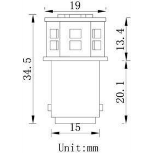 BA15D 12V/24V 1.9W