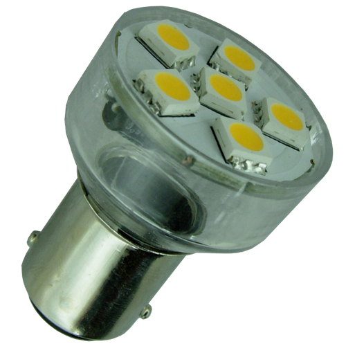 BA15d 12V/24V 1W spot