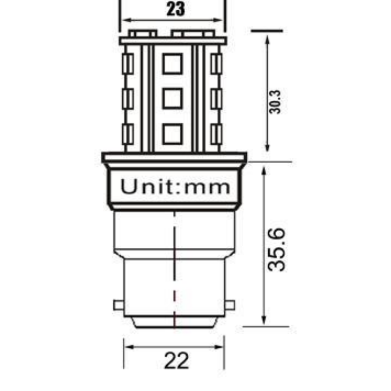 B22 12V/24V 2.5W