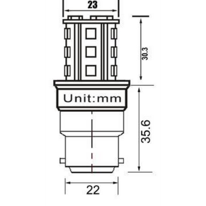 B22 12V/24V 2.5W