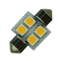 Spollampa 12V/24V 0.7W 31mm