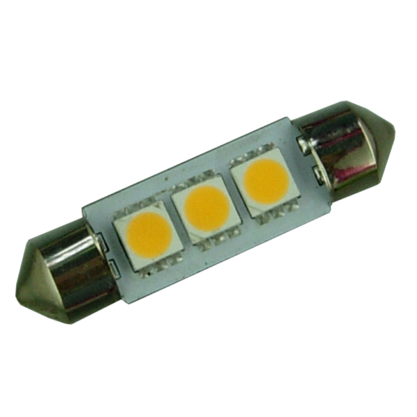 Lampa cewkowa 12V/24V 0.5W 37mm LED