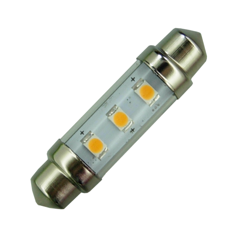 Spollampa 12V/24V 0.6W 42mm