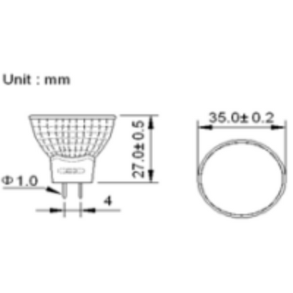 MR11 12V/24V 1.6W