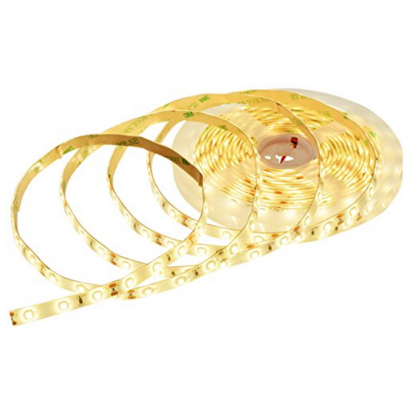 Taśma LED (5 metrów) 4,8W/M ciepła biel IP65 24V, 8mm