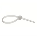 Wstążka 100 x 2,5 mm biała - 100 szt.